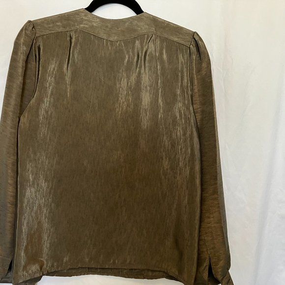 Alan G raw silk size 4 blouse - Picture 3 of 4